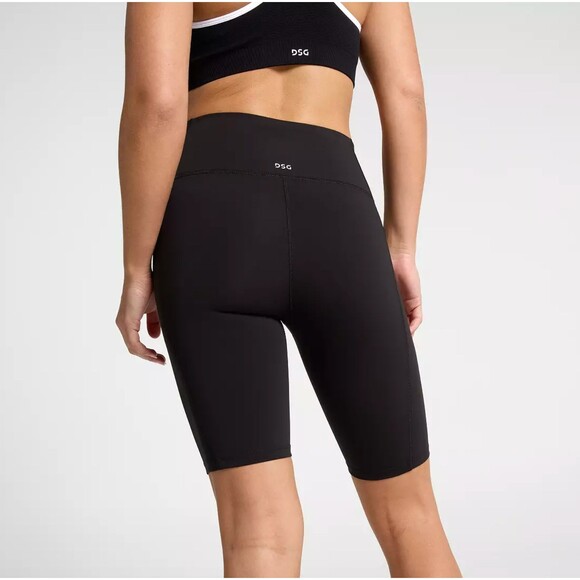 C266 DSG Women’s Momentum 7" Seamless High Rise Bike Shorts Pure Black Ribbed M - Picture 2 of 5